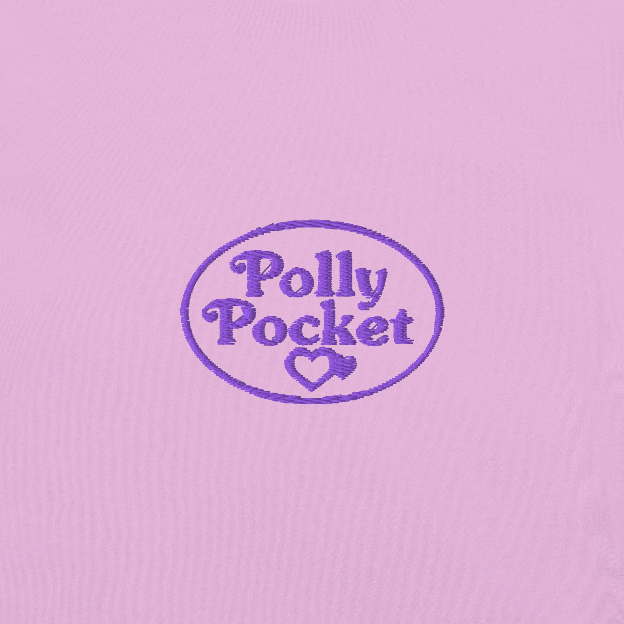 Polly Pocket Icons Embroidered Pink T-Shirt - Image 3