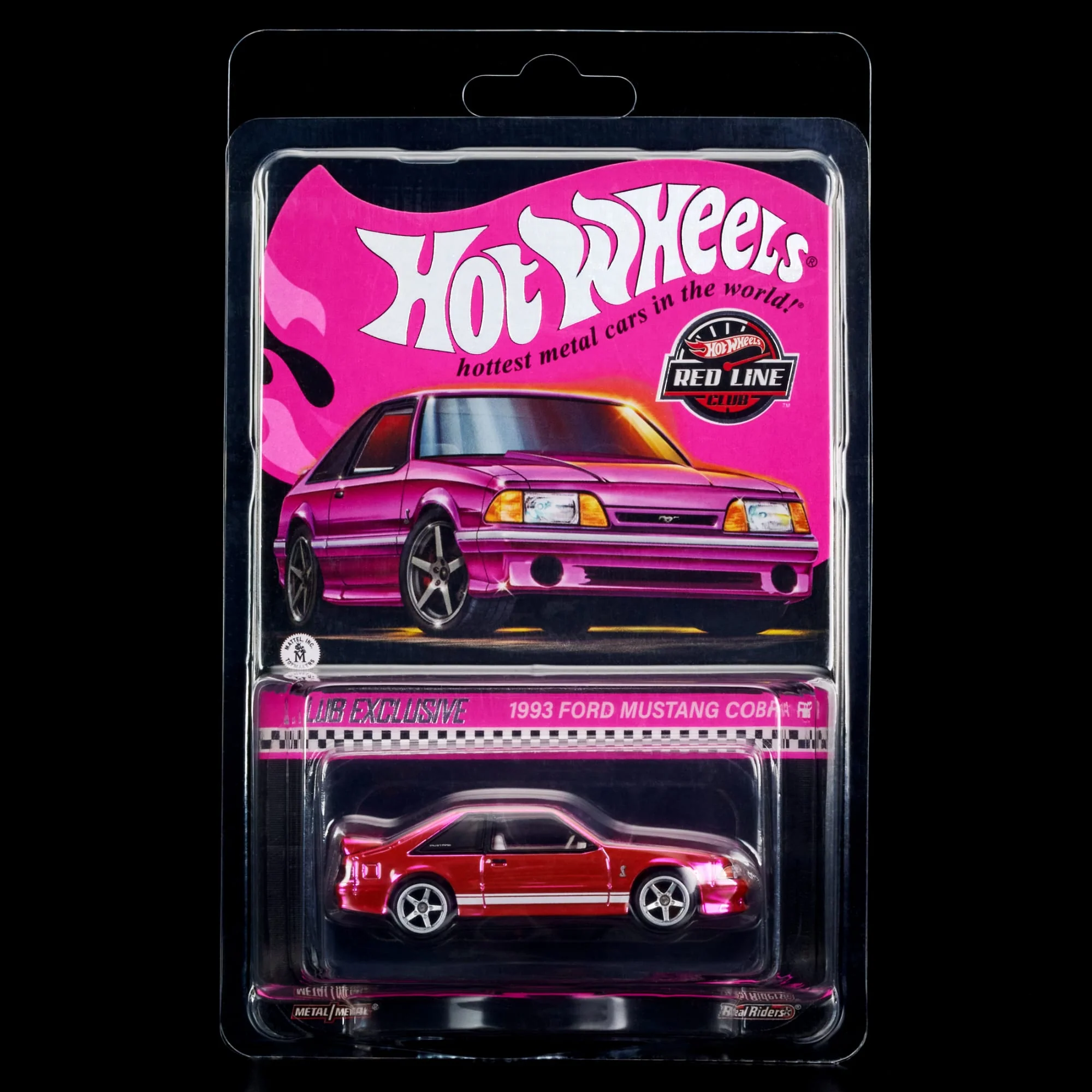 RLC Exclusive Pink Edition 1993 Ford Mustang Cobra R - Image 7