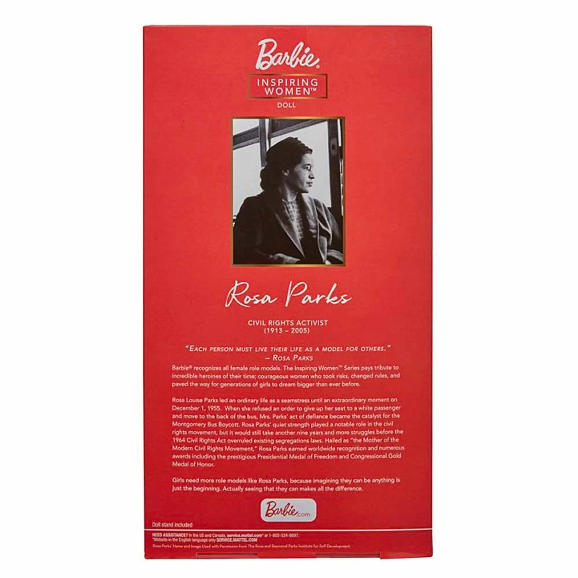 Rosa Parks Barbie Inspiring Women Doll - Image 16