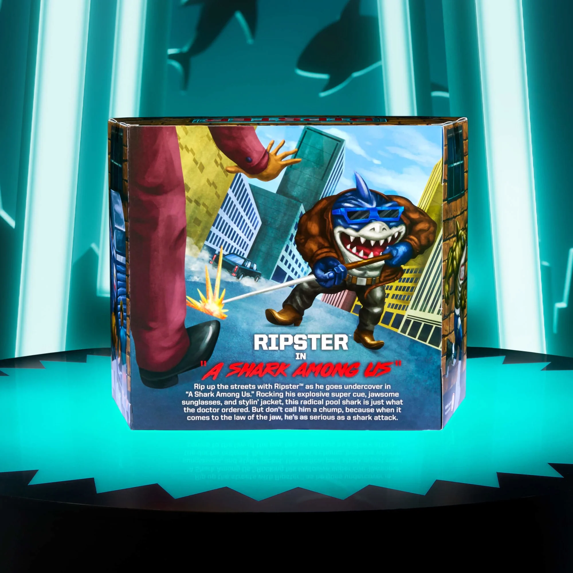 Street Sharks Ripster “A Shark Among Us" Figure - Image 8