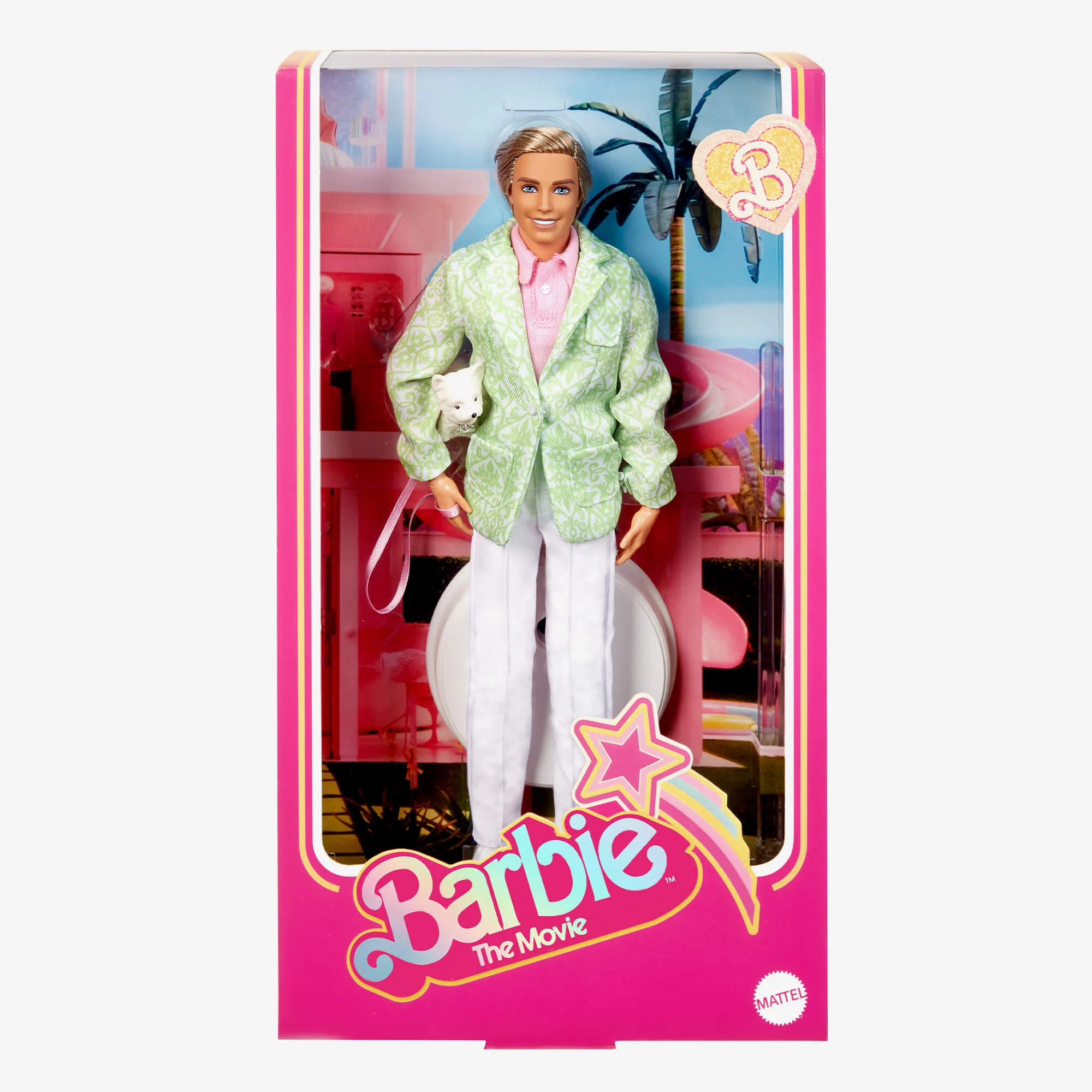 “Sugar’s Daddy” Ken Doll in Pastel Suit With Dog – Barbie The Movie - Image 11