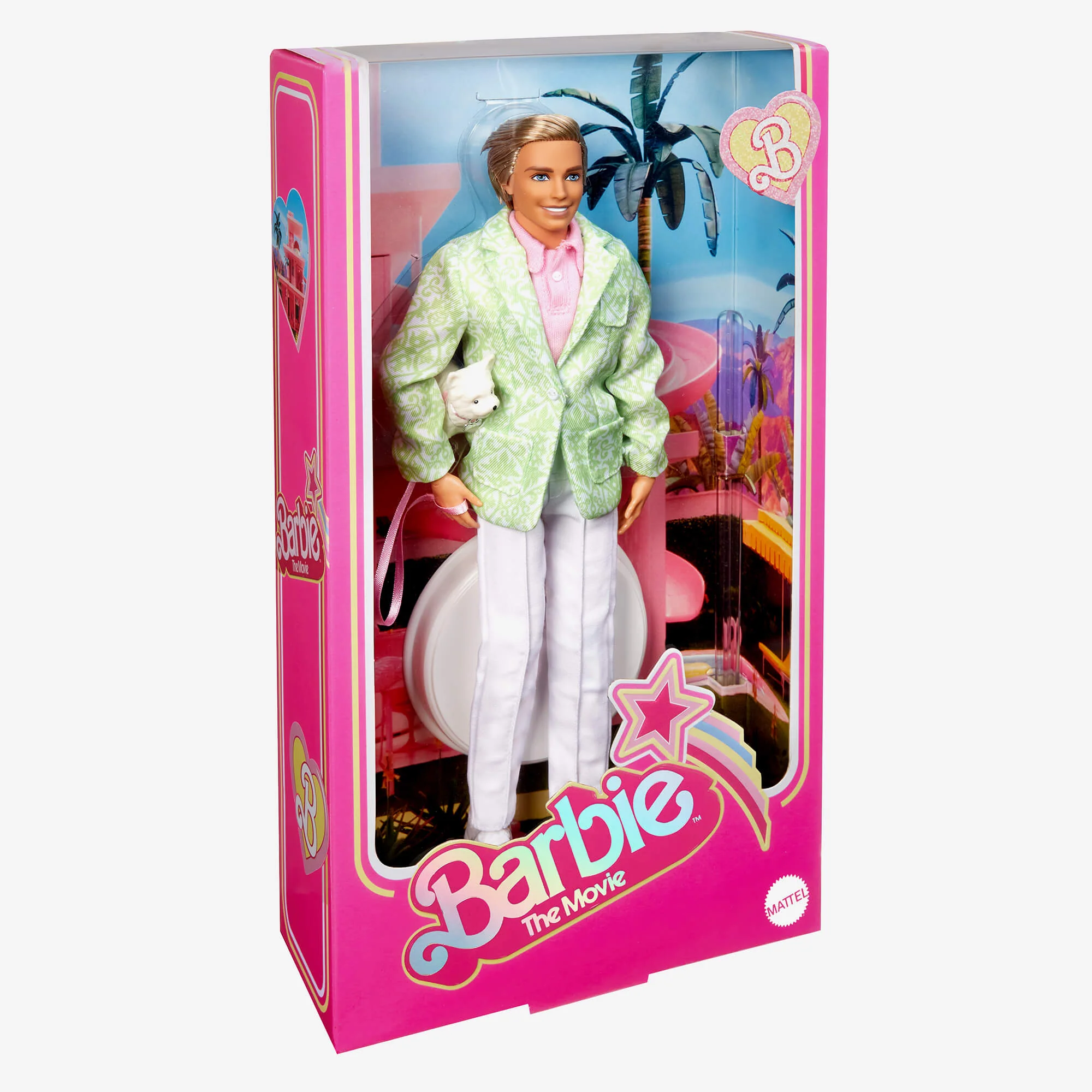 “Sugar’s Daddy” Ken Doll in Pastel Suit With Dog – Barbie The Movie - Image 12