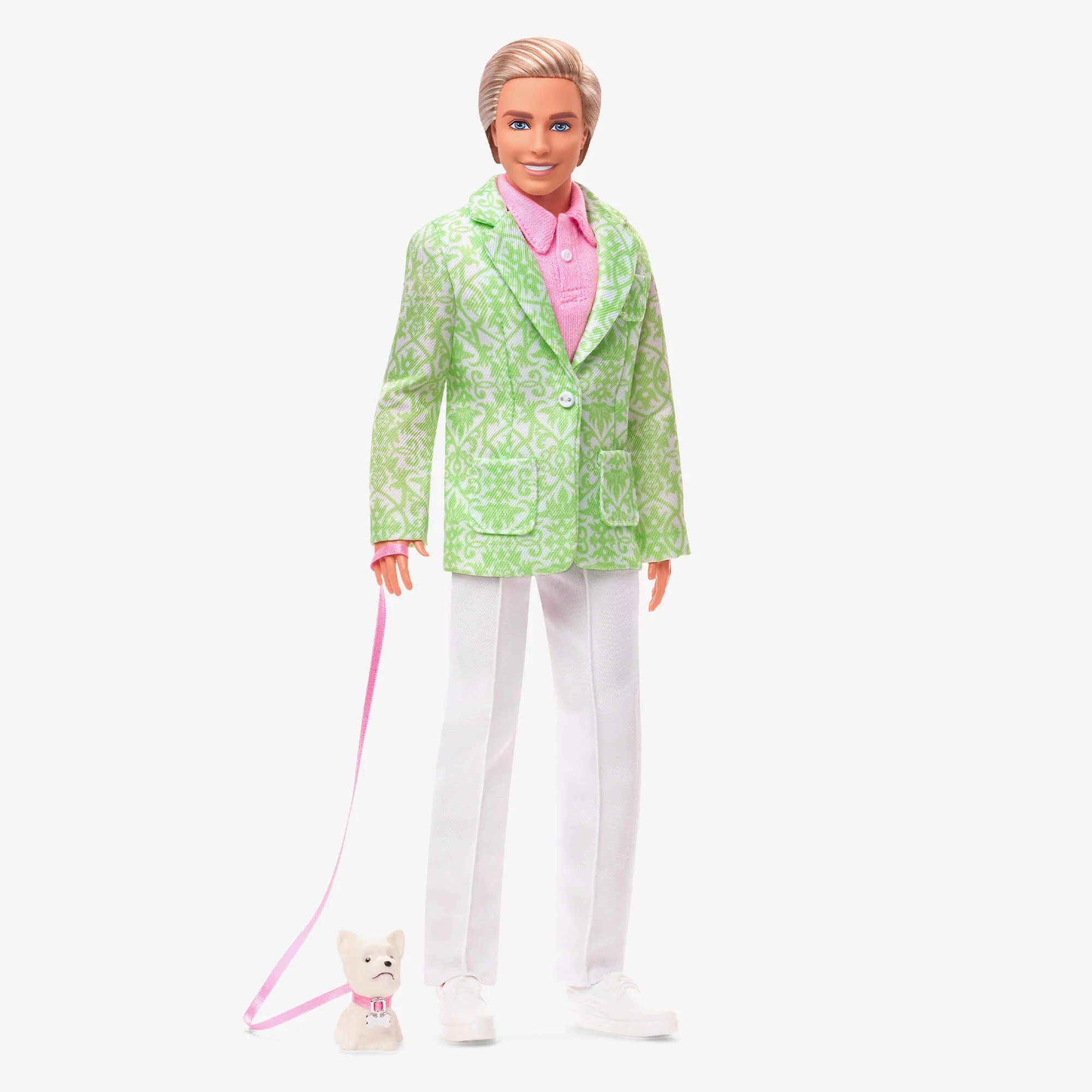 “Sugar’s Daddy” Ken Doll in Pastel Suit With Dog – Barbie The Movie - Image 8