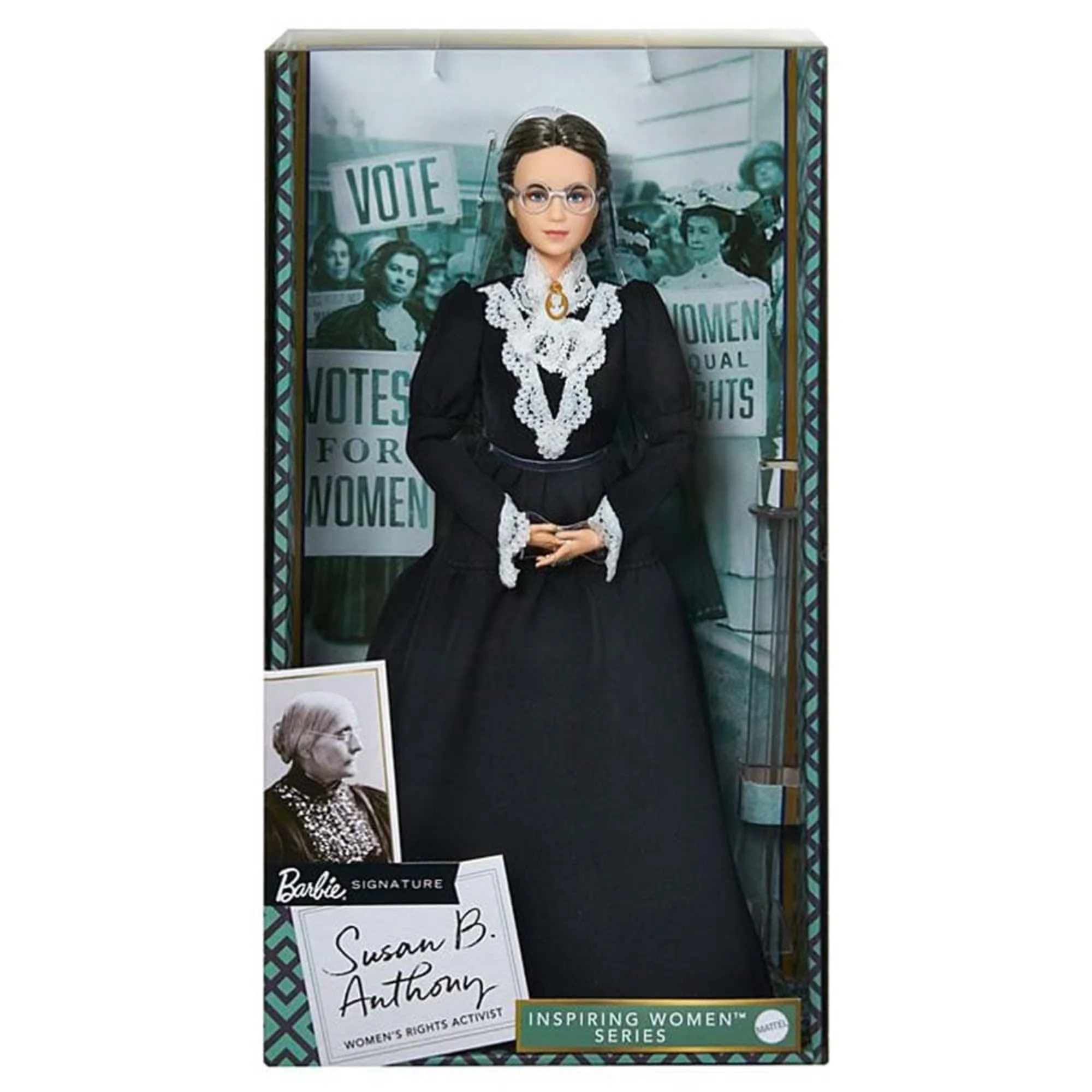 Susan B. Anthony Barbie Inspiring Women Doll - Image 7