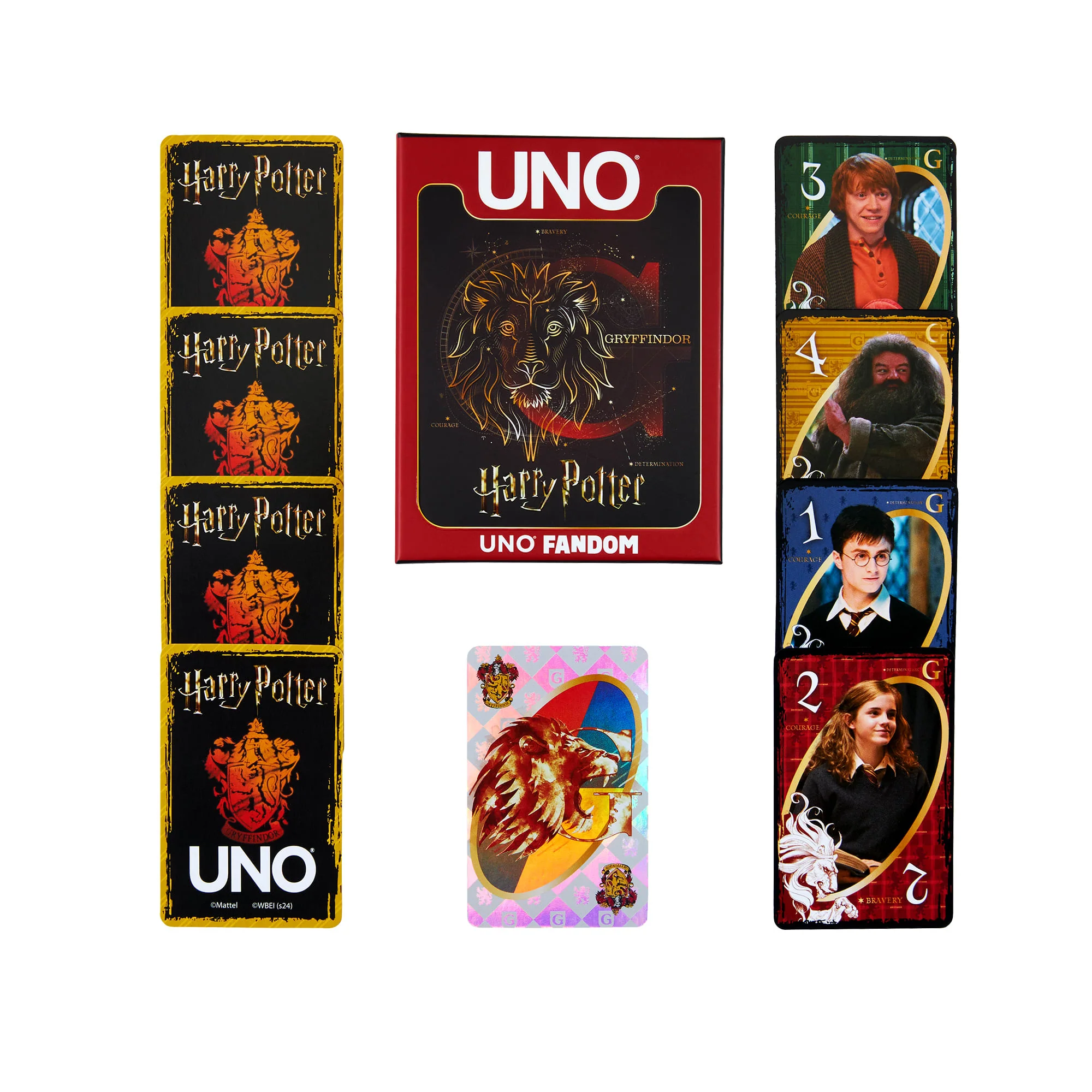 UNO Fandom Harry Potter Gryffindor Game Deck - Image 3