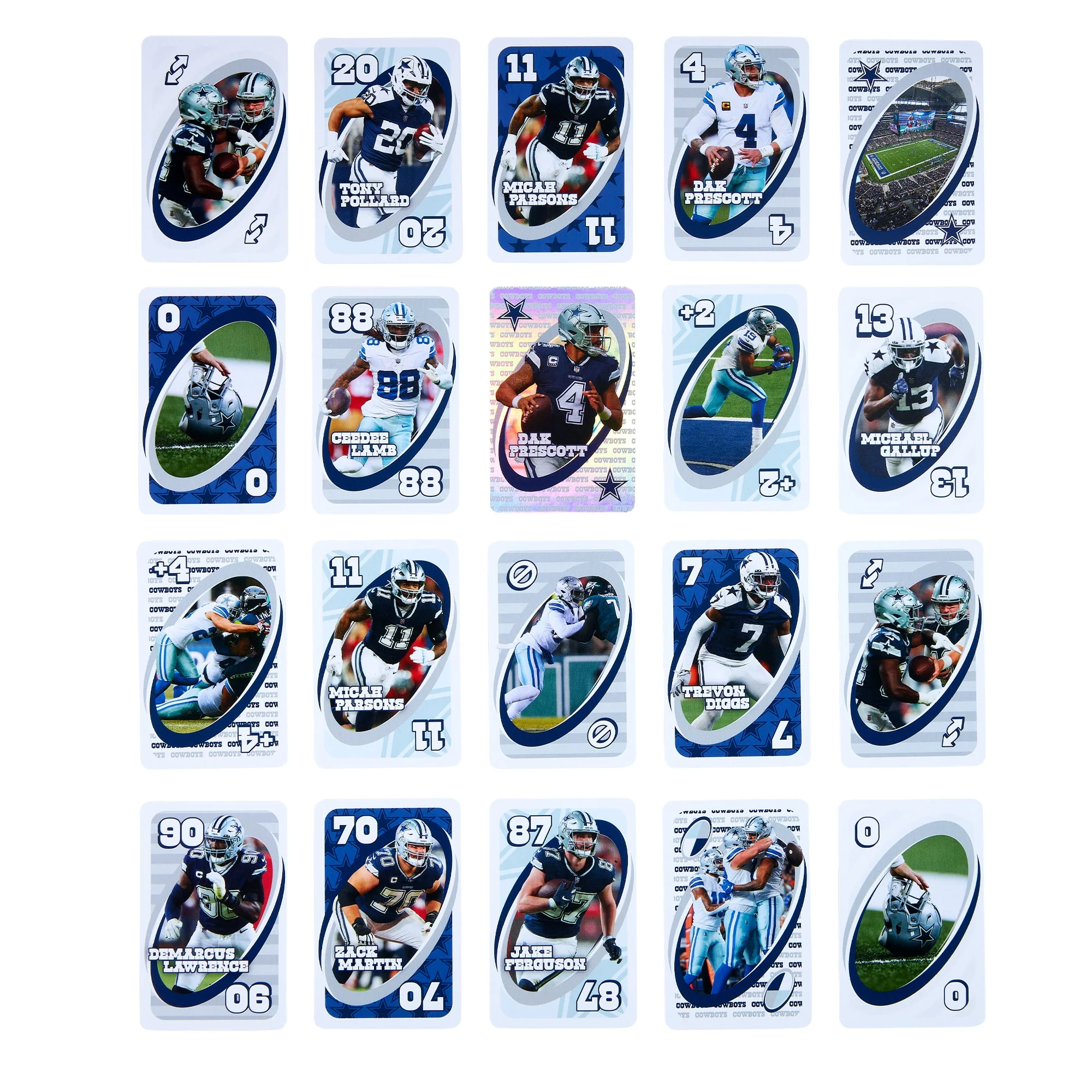 UNO Fandom NFL Dallas Cowboys Game Deck - Image 4