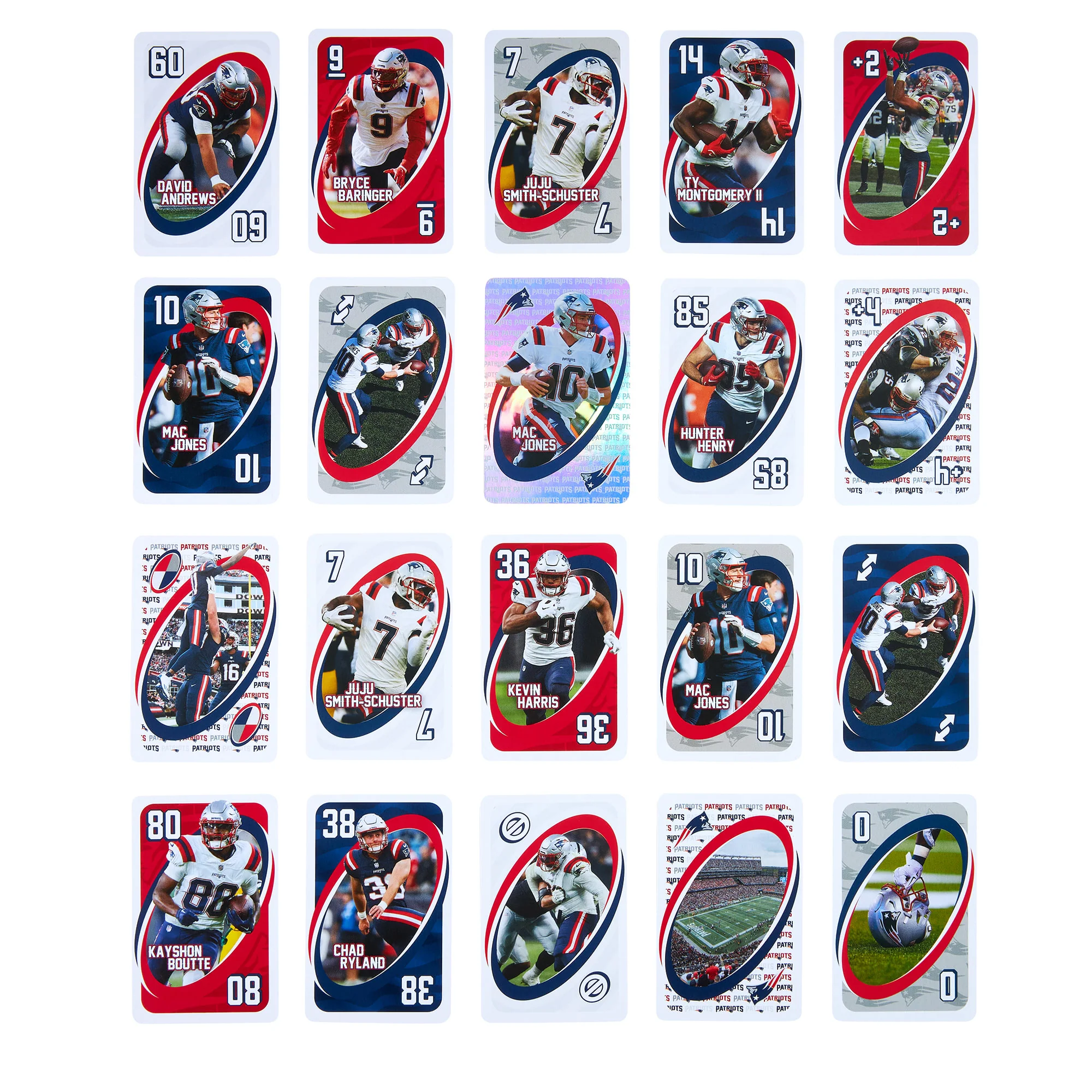 UNO Fandom NFL New England Patriots Game Deck - Image 4