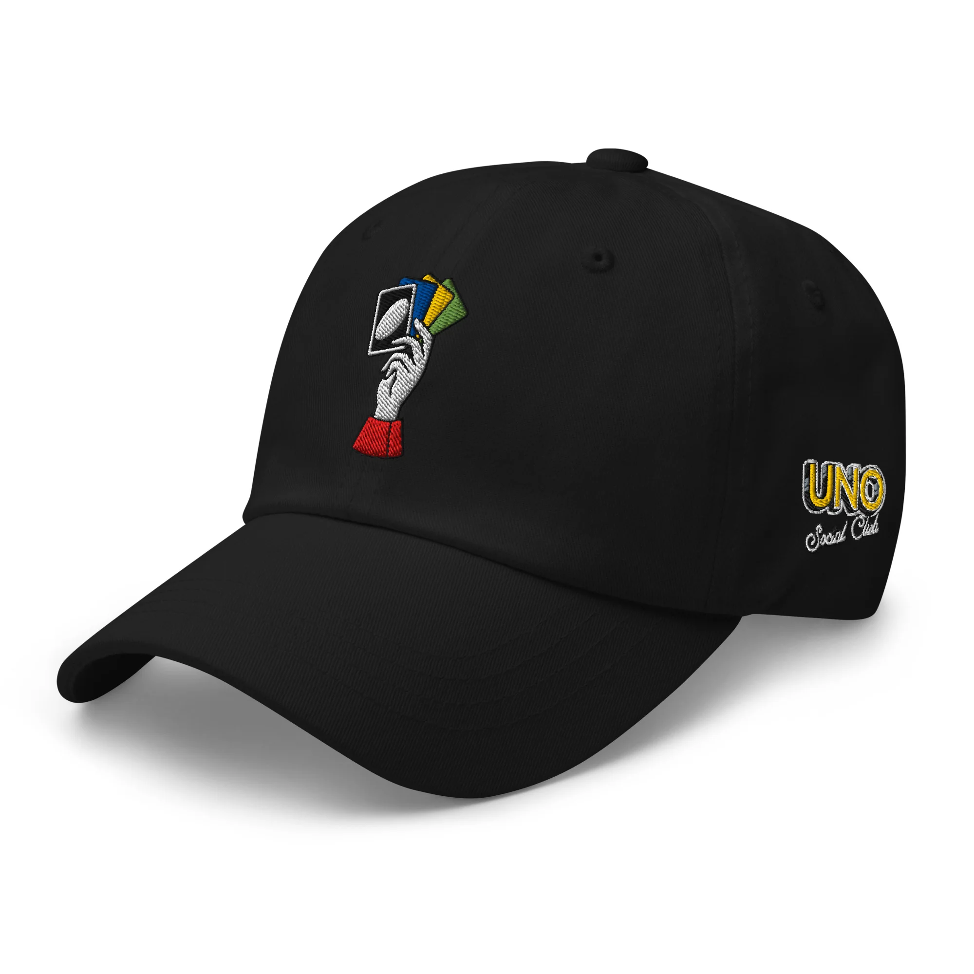 UNO Social Club Black Dad Hat - Image 5
