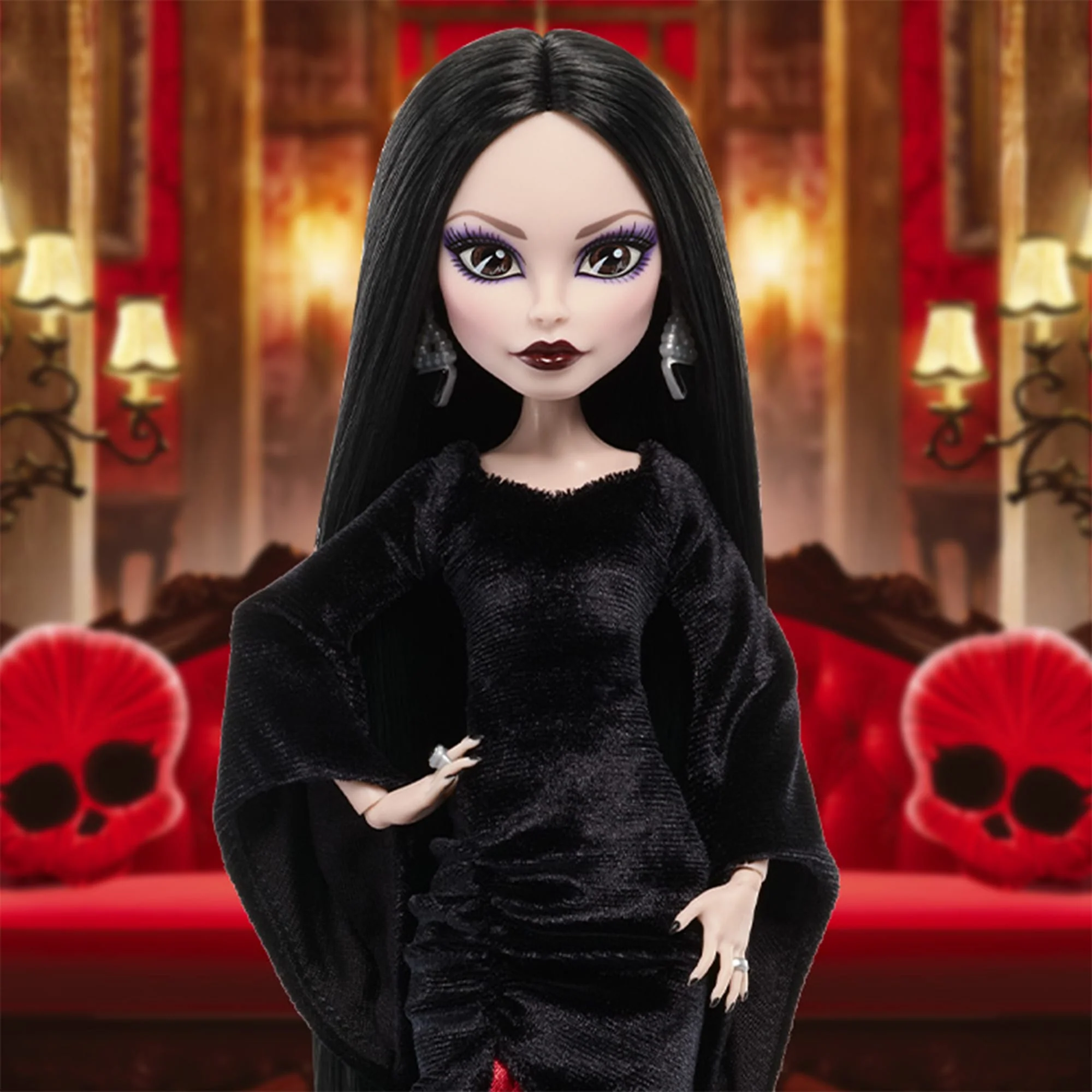 Monster High Wednesday Morticia Addams Skullector Doll - Image 4