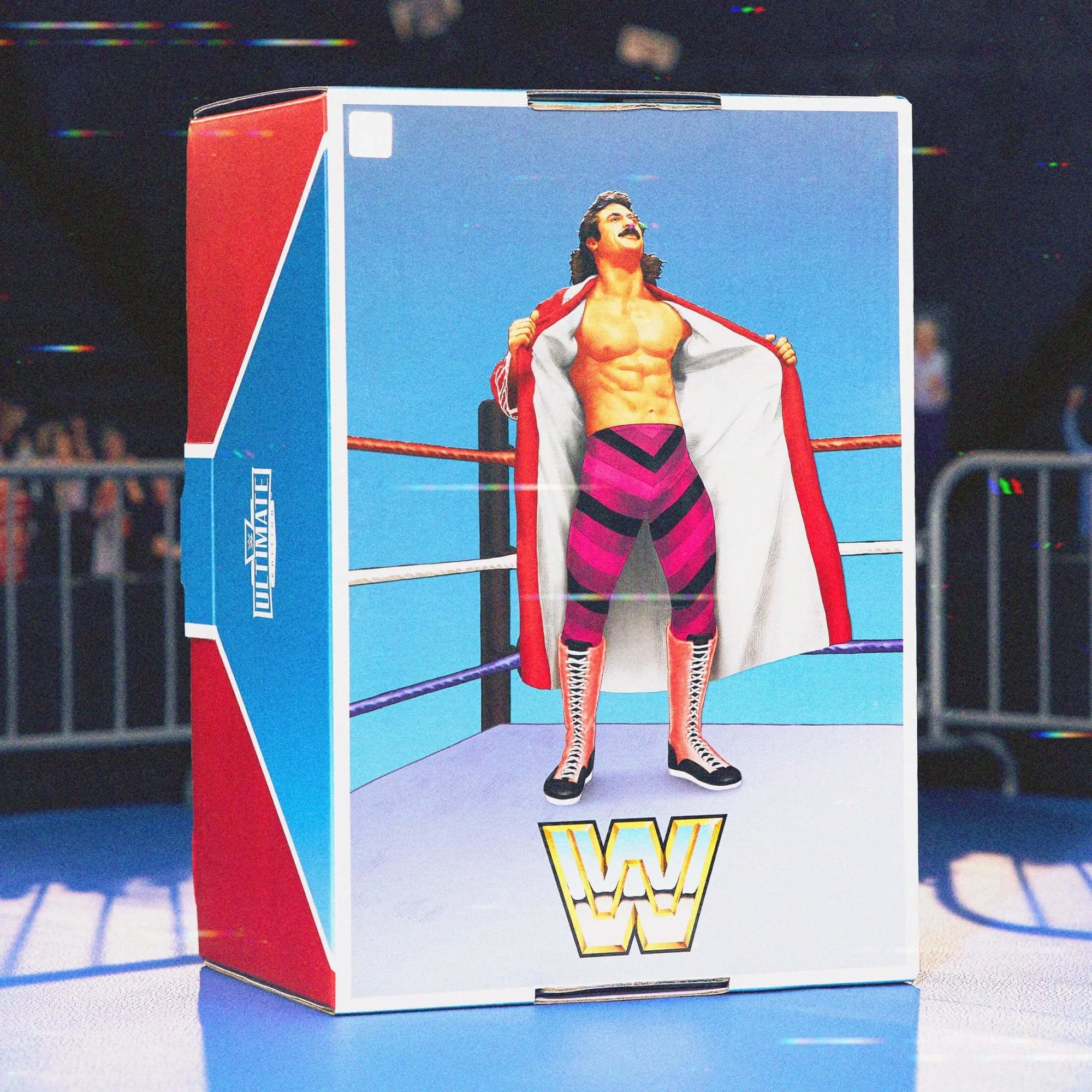 WWE Action Figure Ultimate Edition Coliseum Collection Jake “The Snake” Roberts & “Ravishing” Rick Rude 2-Pack - Image 12