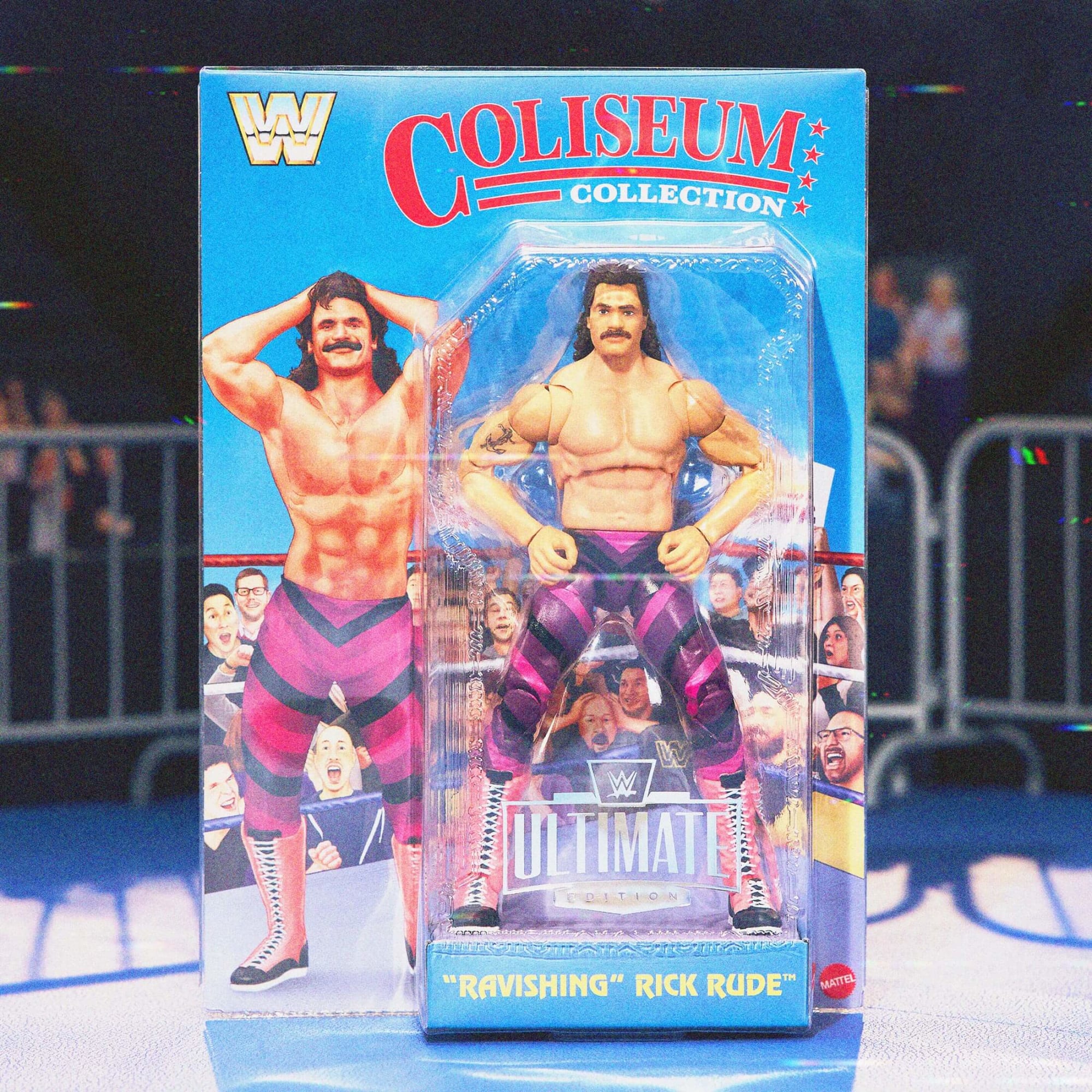 WWE Action Figure Ultimate Edition Coliseum Collection Jake “The Snake” Roberts & “Ravishing” Rick Rude 2-Pack - Image 14