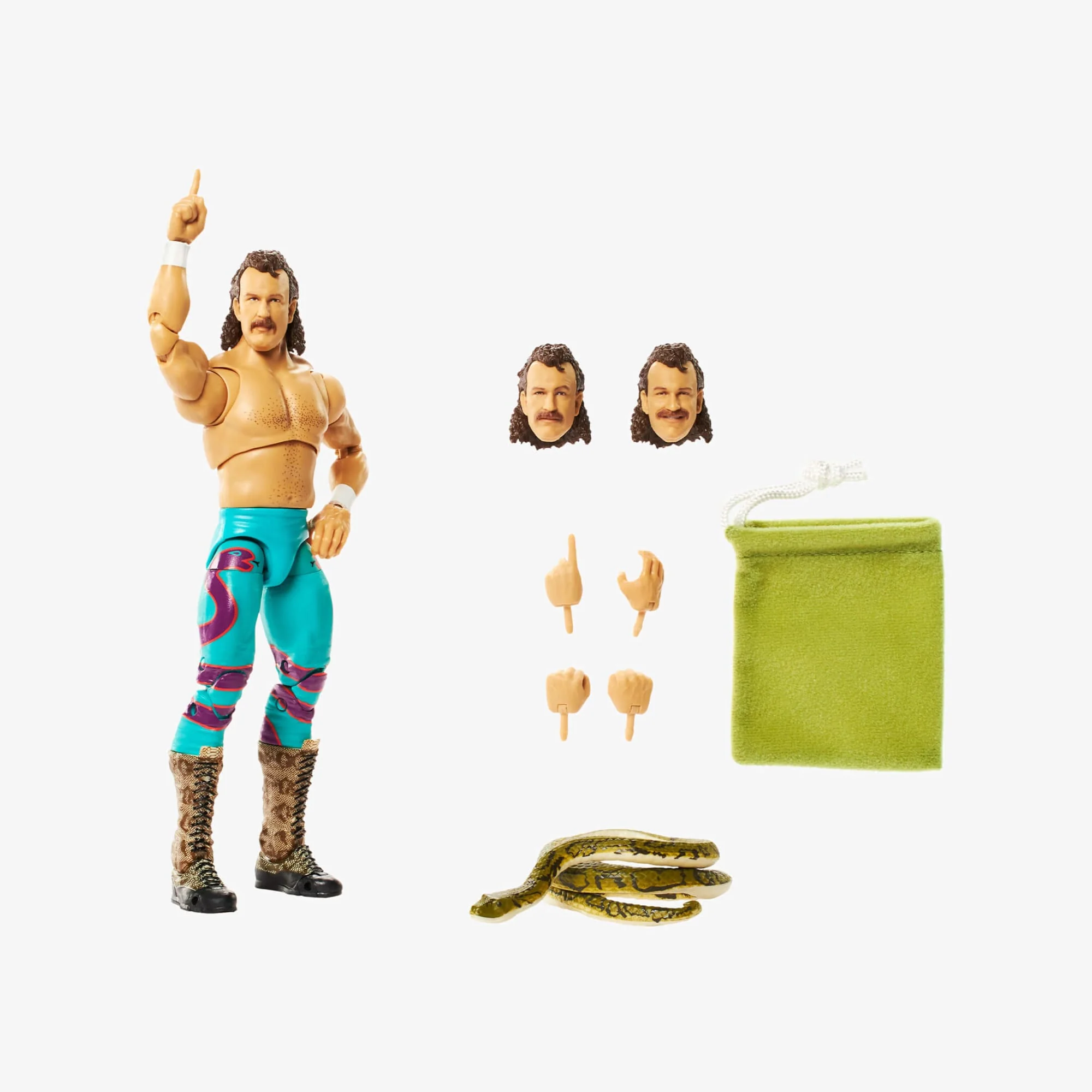 WWE Action Figure Ultimate Edition Coliseum Collection Jake “The Snake” Roberts & “Ravishing” Rick Rude 2-Pack - Image 15