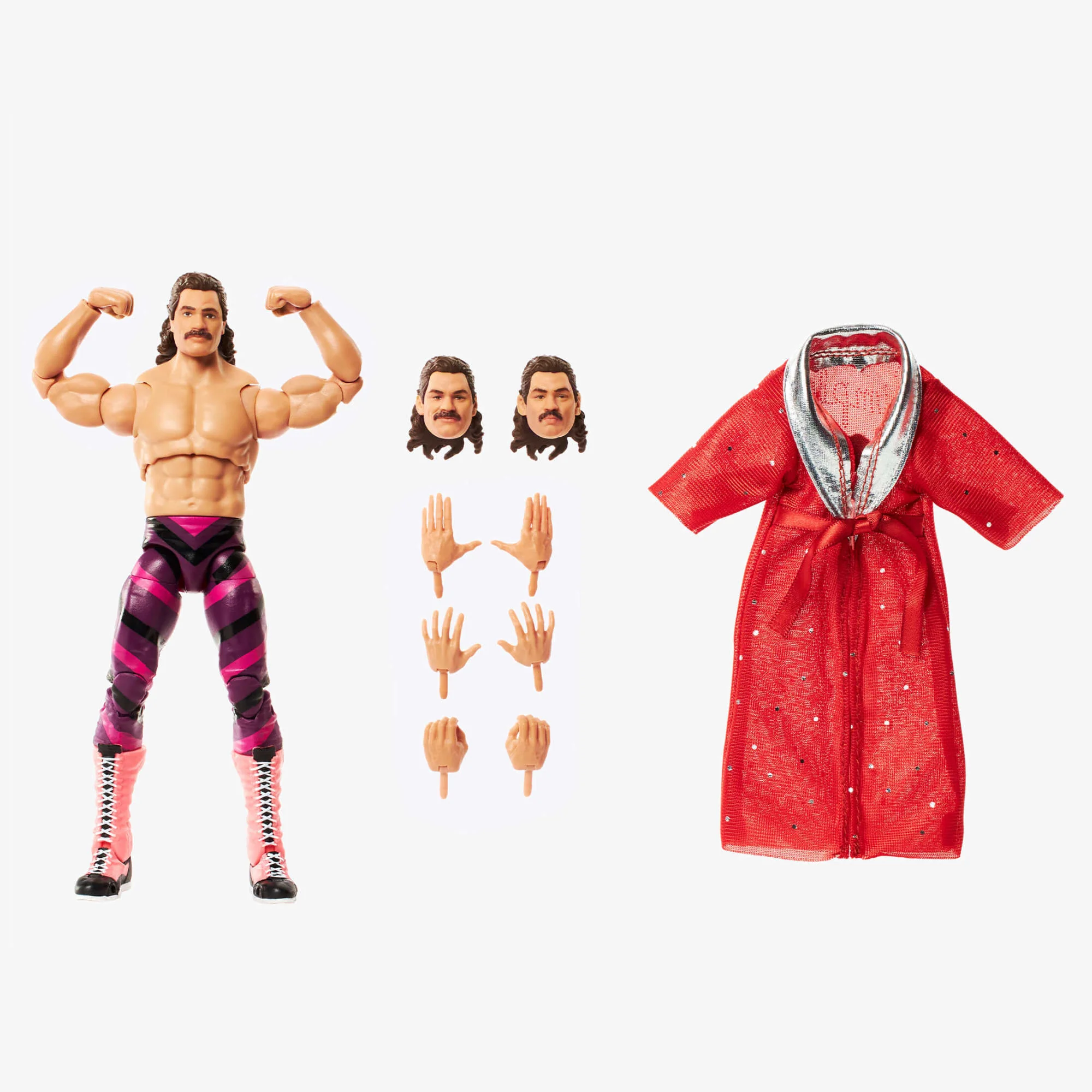 WWE Action Figure Ultimate Edition Coliseum Collection Jake “The Snake” Roberts & “Ravishing” Rick Rude 2-Pack - Image 16