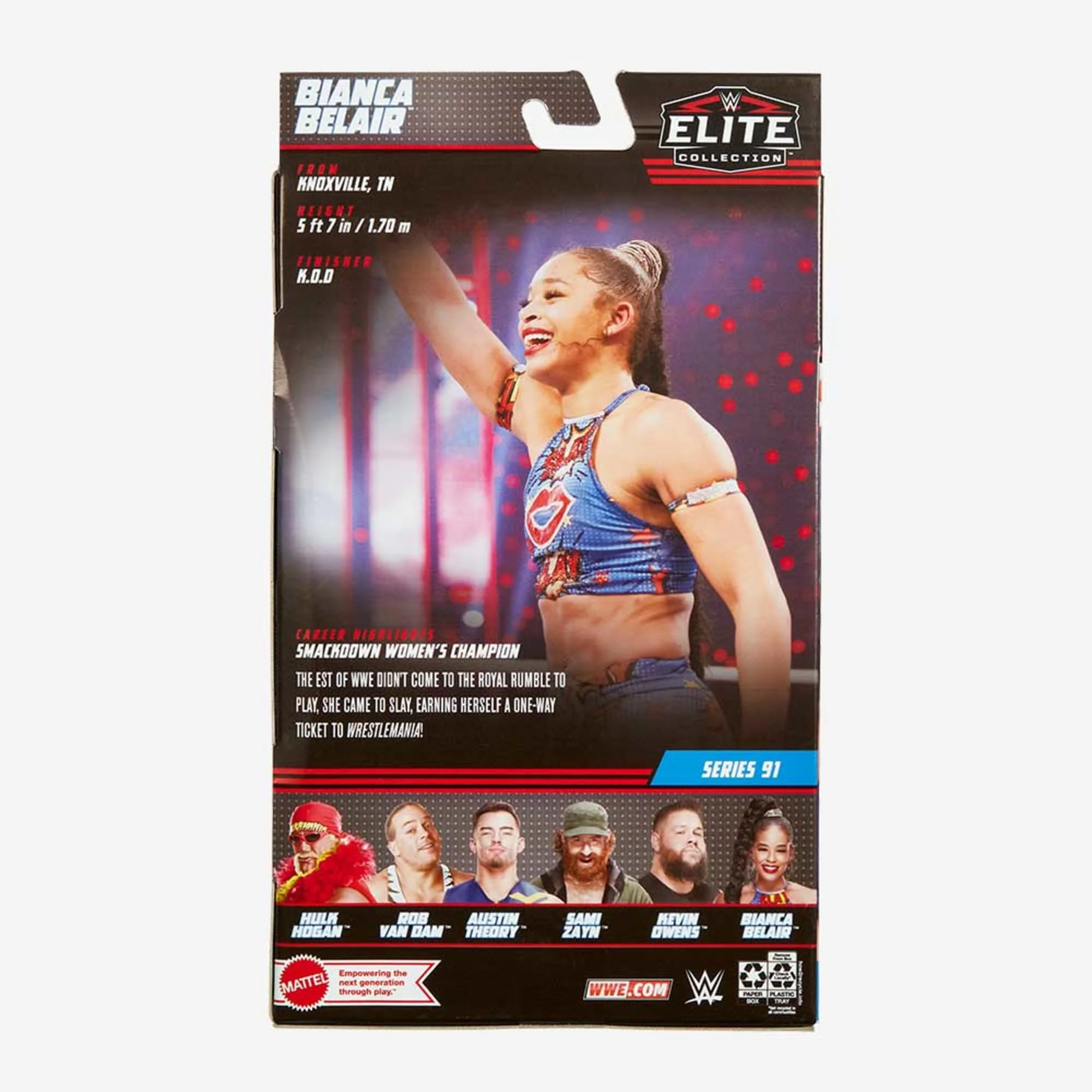 WWE Bianca Belair Elite Collection Action Figure - Image 7