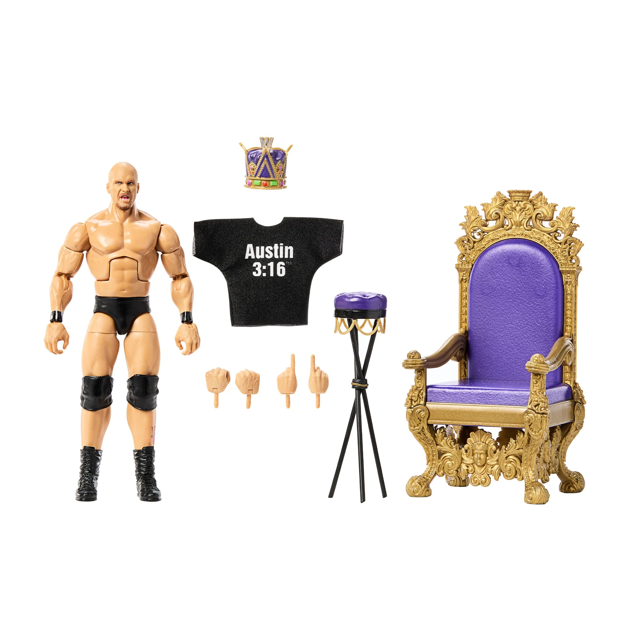 WWE Elite Collection "Stone Cold" Steve Austin Figure - Image 7