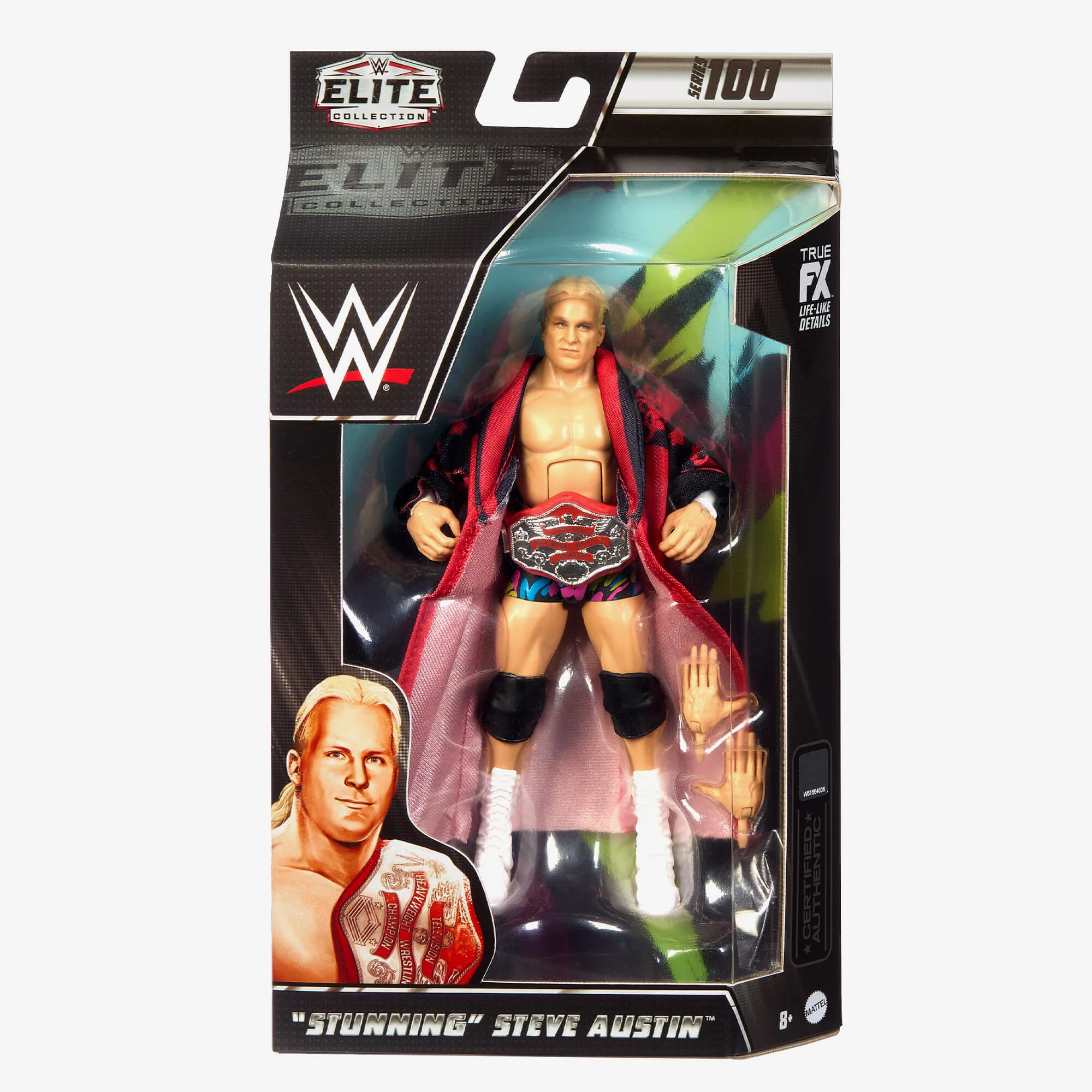 WWE Elite Collection "Stunning" Steve Austin Action Figure - Image 6