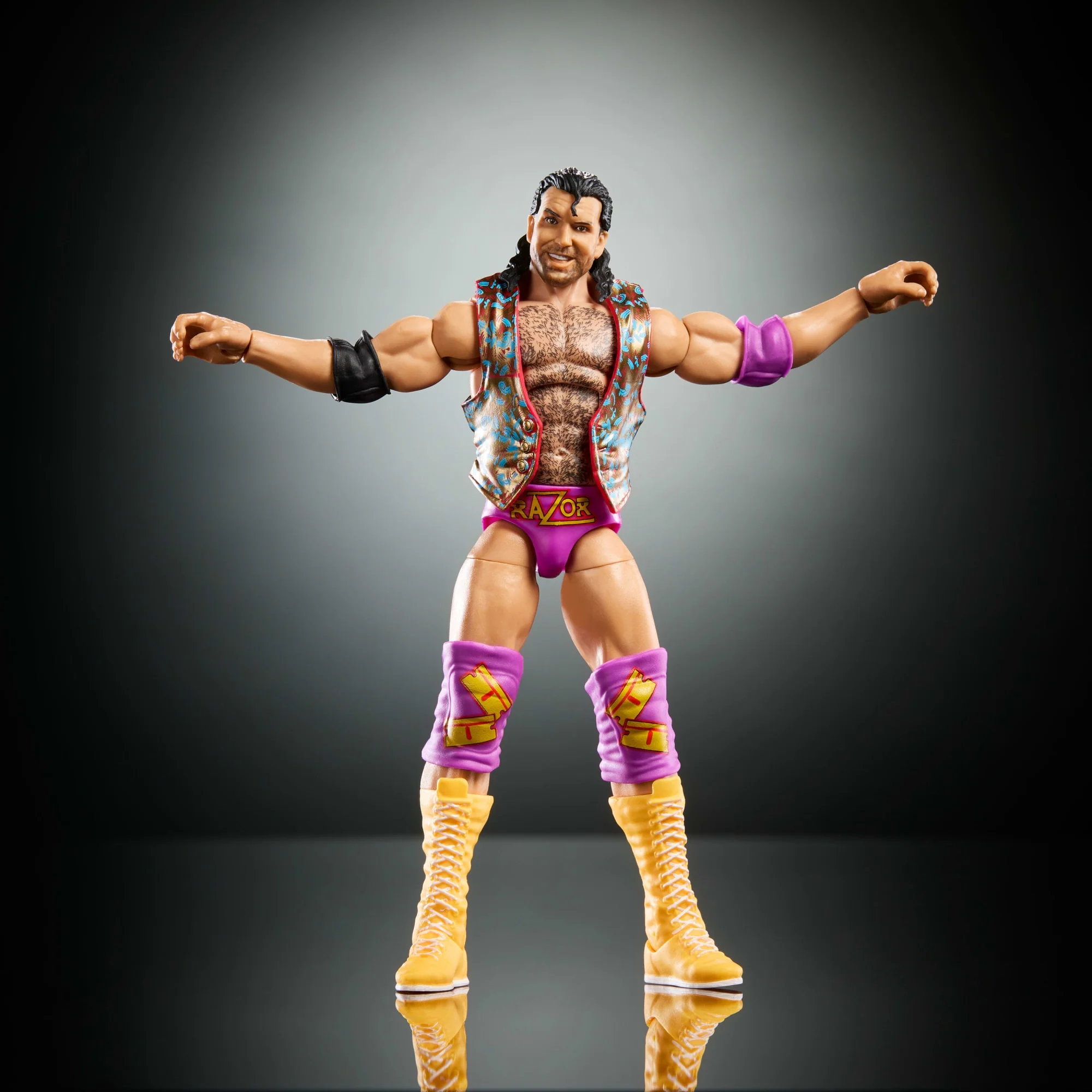 WWE Legends Elite Collection Razor Ramon Action Figure - Image 2