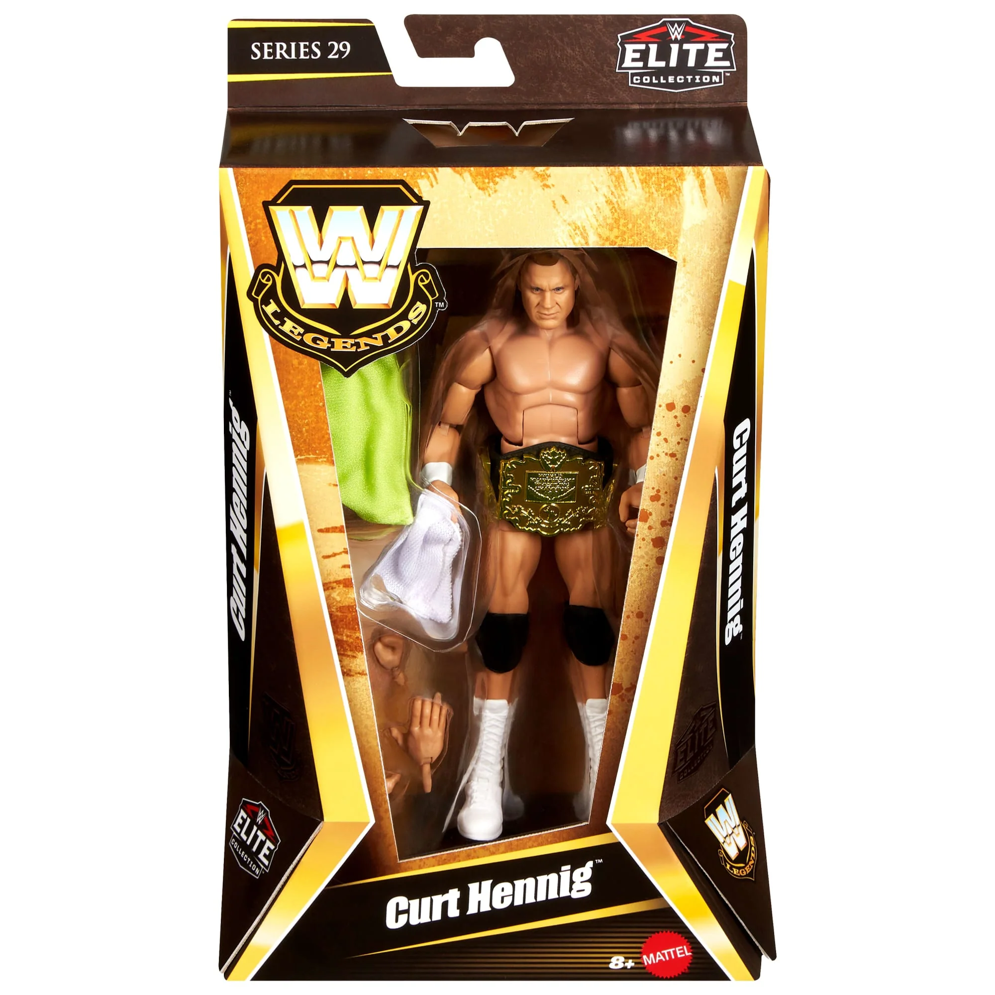 WWE Elite Legends Curt Hennig Action Figure & Accessories - Image 6