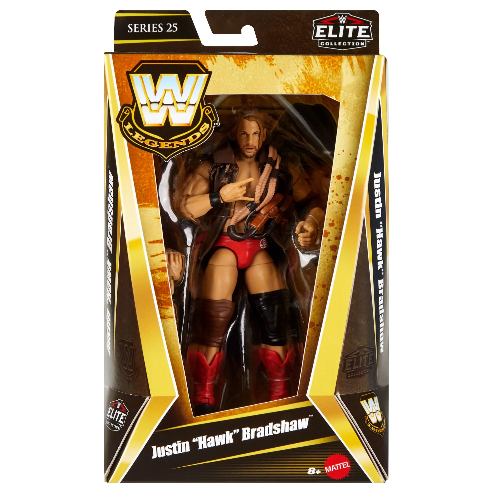 WWE Elite Legends Justin “Hawk” Bradshaw Action Figure - Image 6