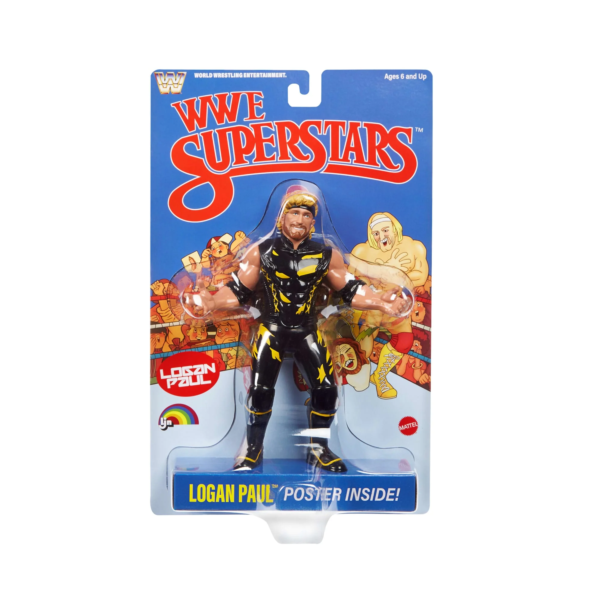 LJN WWE Superstars Logan Paul Action Figure - Image 5