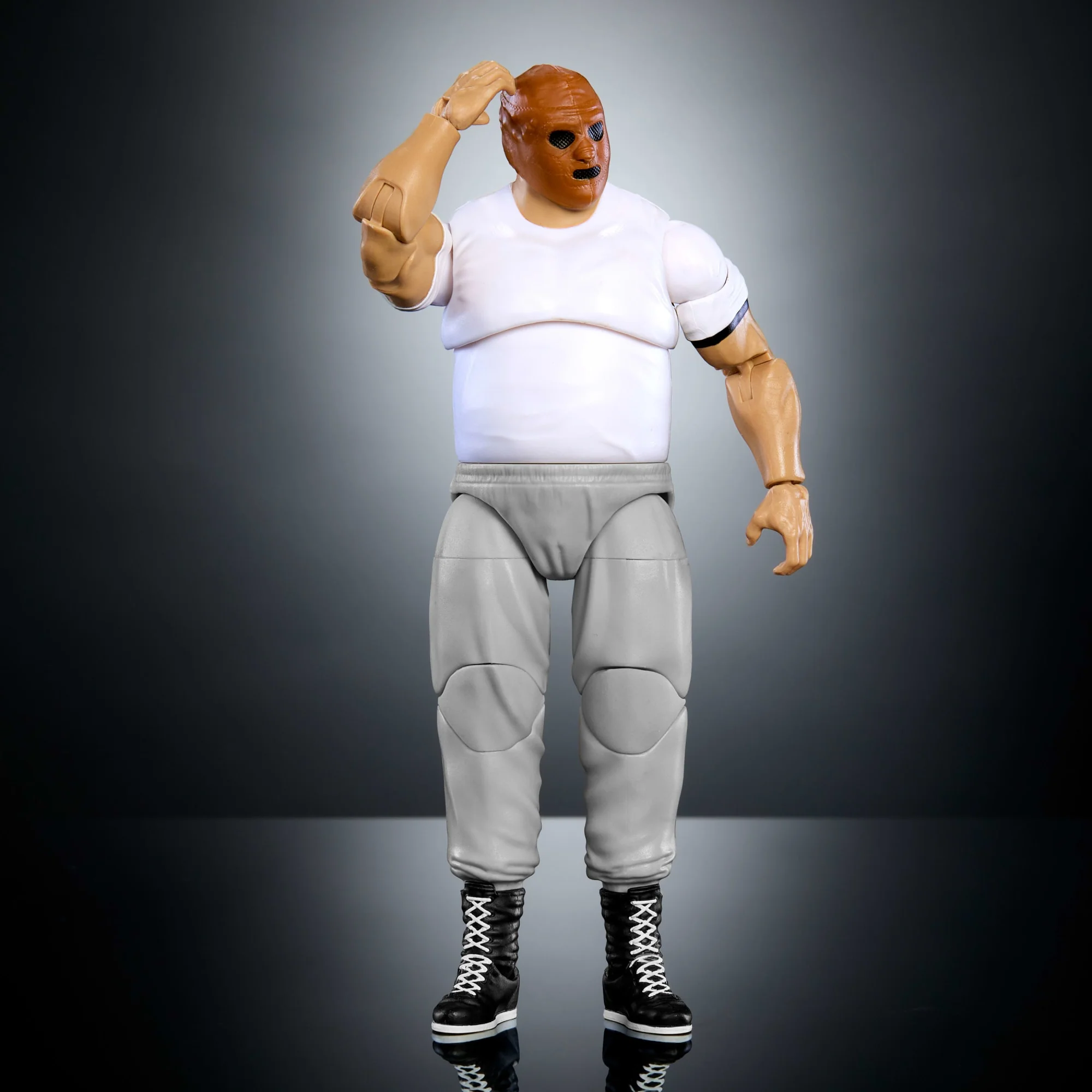 WWE Elite Collection Monday Night War Hardcore Hak Action Figure & Golga Build-A-Figure Parts - Image 6