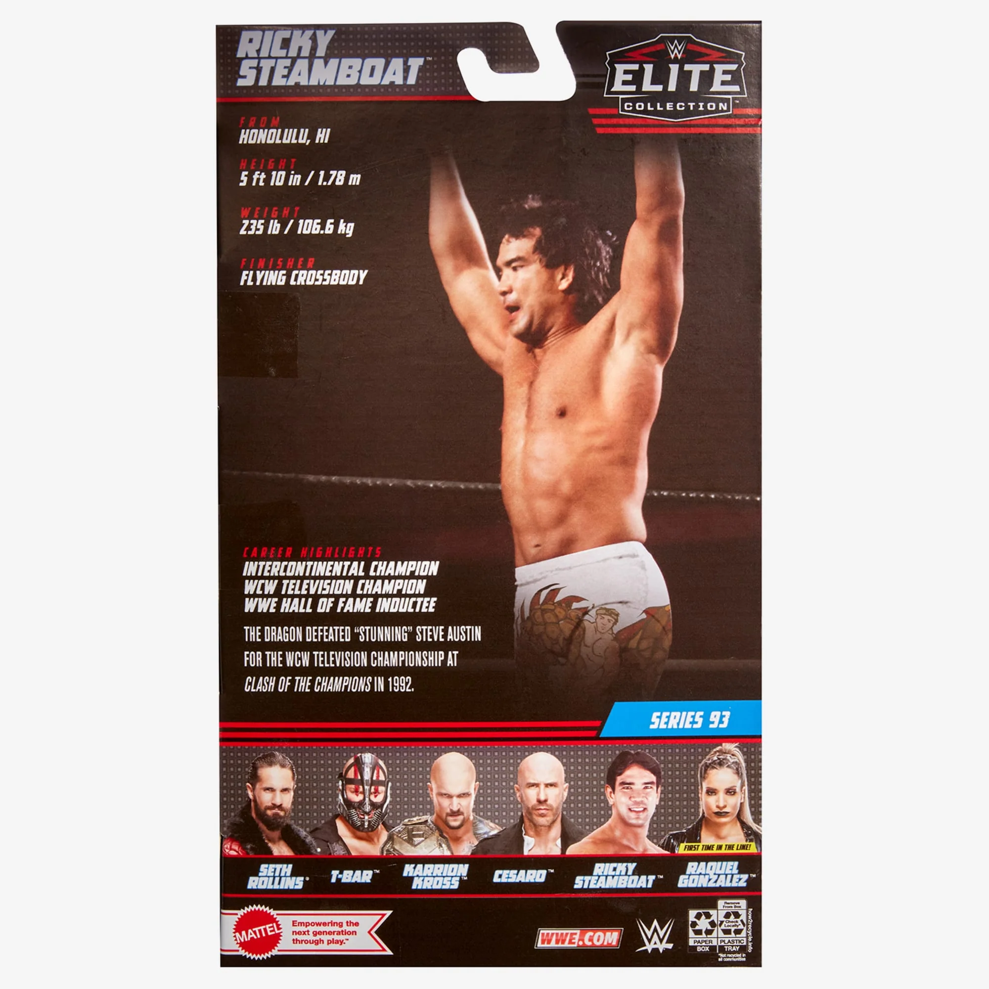 WWE Ricky "The Dragon" Steamboat Elite Collection Action Figure - Image 5