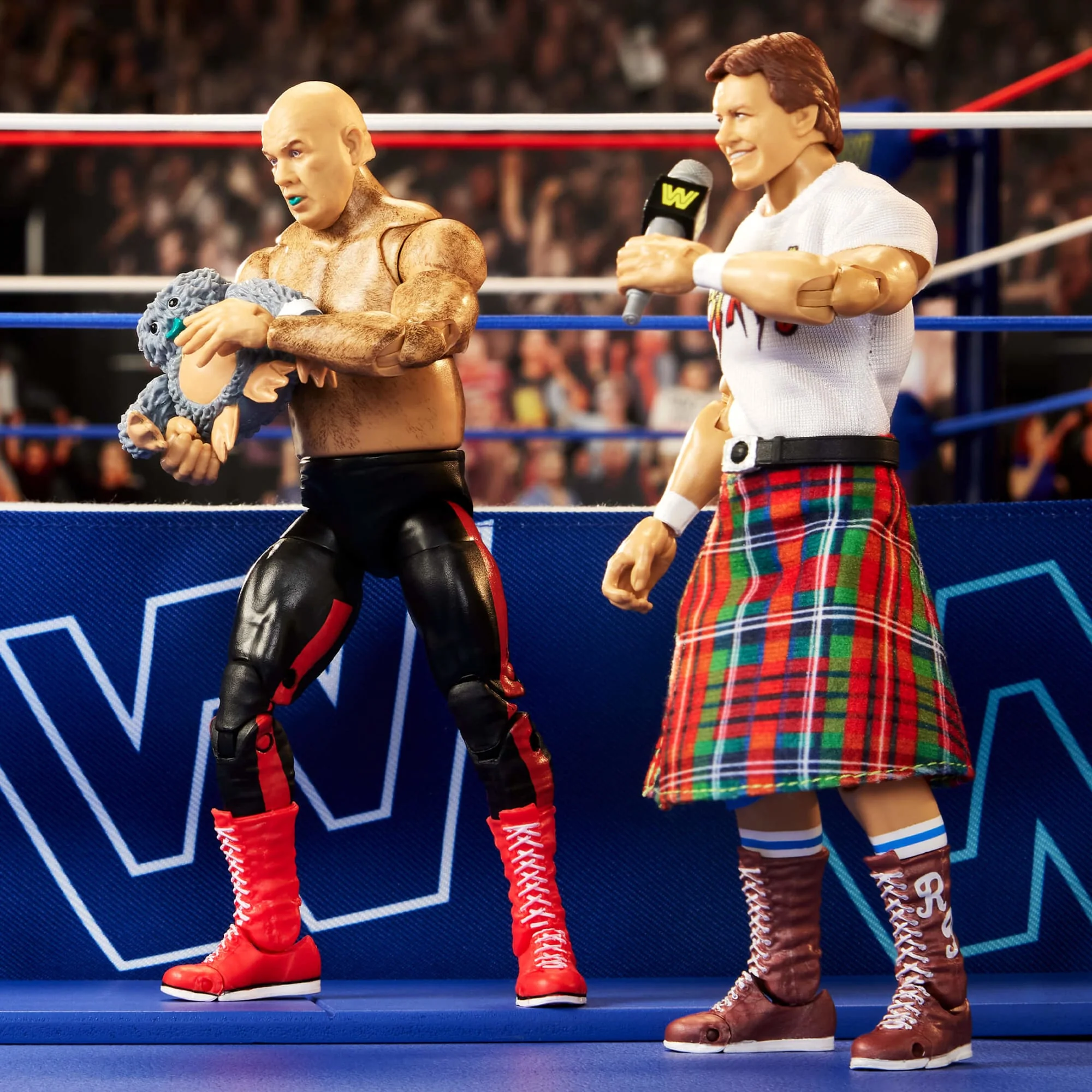 WWE Ultimate Edition Coliseum Collection "Rowdy" Roddy Piper & George "The Animal" Steele 2-Pack - Image 2