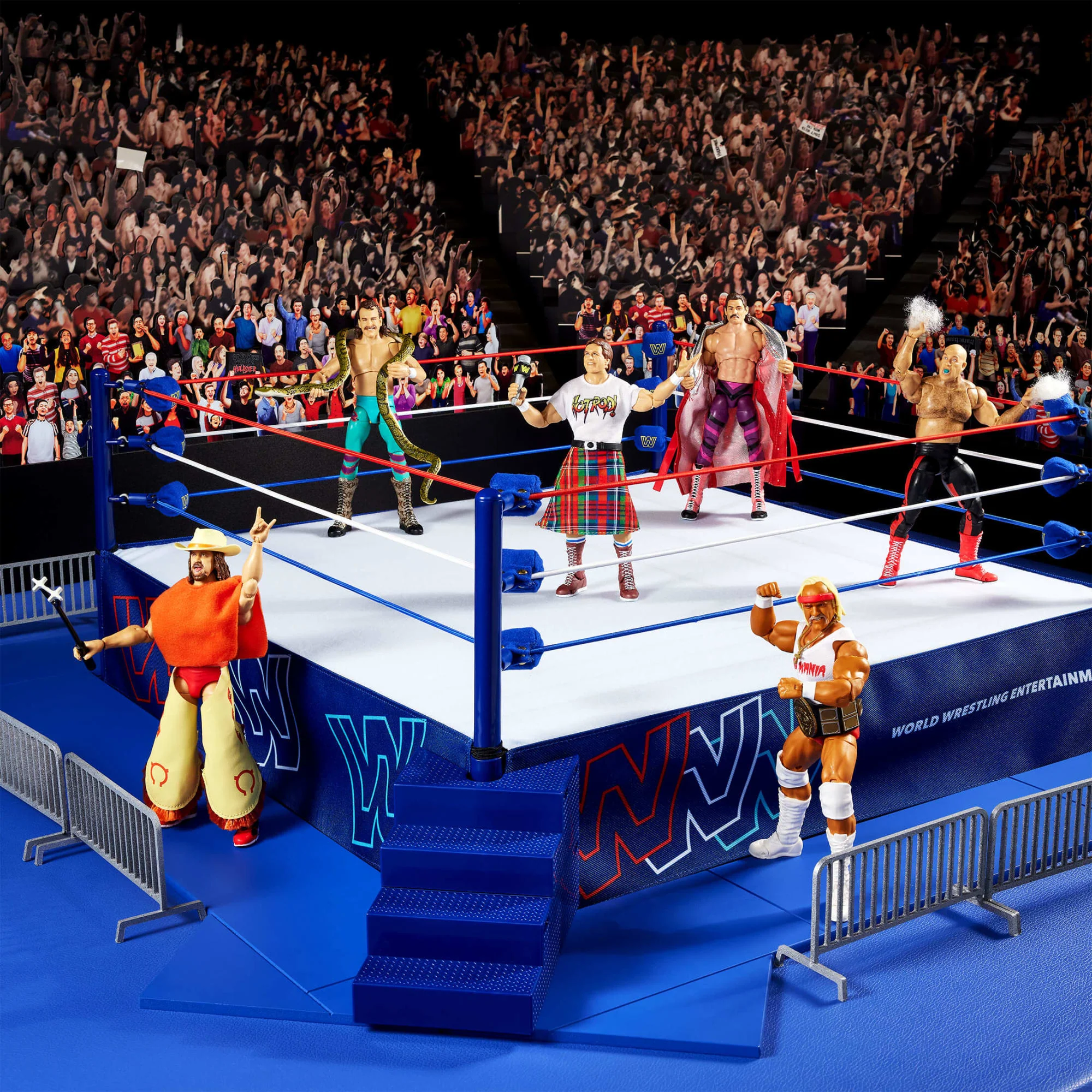 WWE Ultimate Edition Coliseum Collection "Rowdy" Roddy Piper & George "The Animal" Steele 2-Pack - Image 9