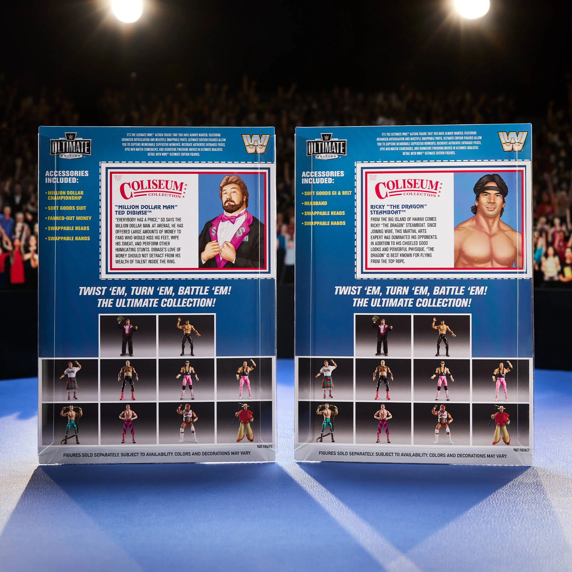 WWE Ultimate Edition Coliseum Collection “Million Dollar Man” Ted DiBiase and Ricky “The Dragon” Steamboat 2-Pack - Image 13