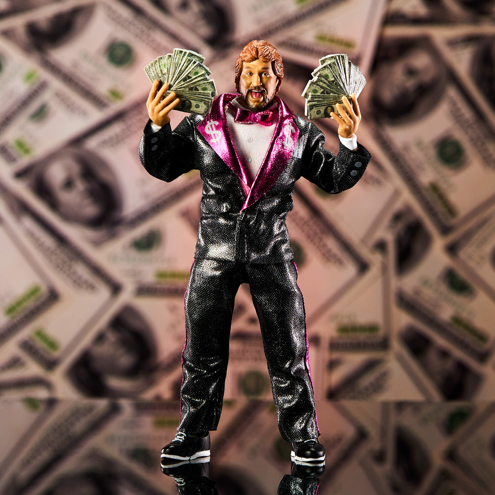 WWE Ultimate Edition Coliseum Collection “Million Dollar Man” Ted DiBiase and Ricky “The Dragon” Steamboat 2-Pack - Image 7